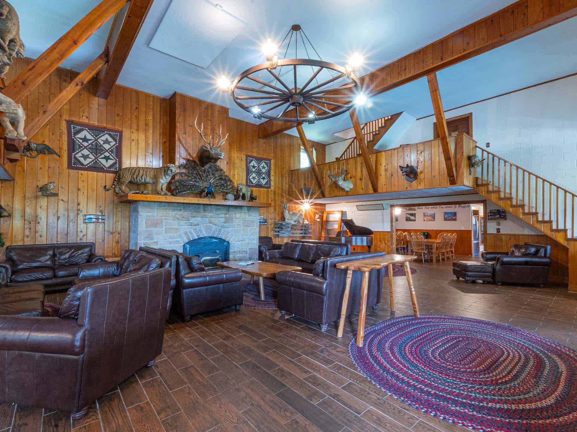 Giant rustic great room